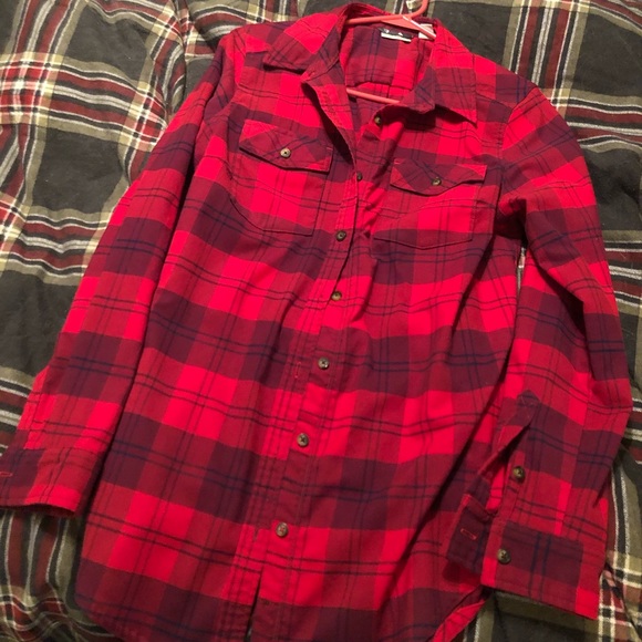 L.L. Bean Tops - L.L. Bean flannel plaid tunic